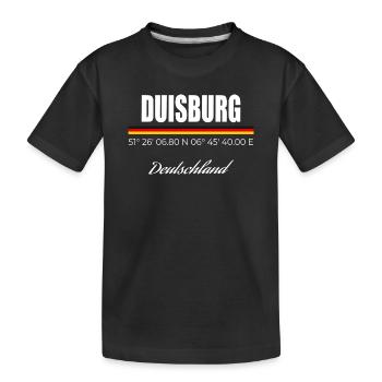 Duisbourg - T-shirt bio Premium Enfant - noir - Devant