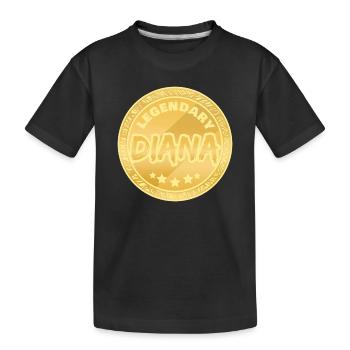 Legendary Diana Award - Kids' Premium Organic T-Shirt - black - Front