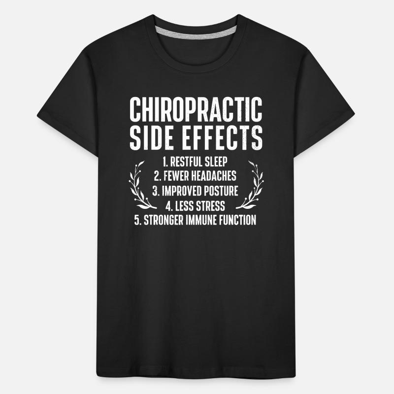 Chiropractic Side Effects Tee Kids' Premium Organic T-Shirt