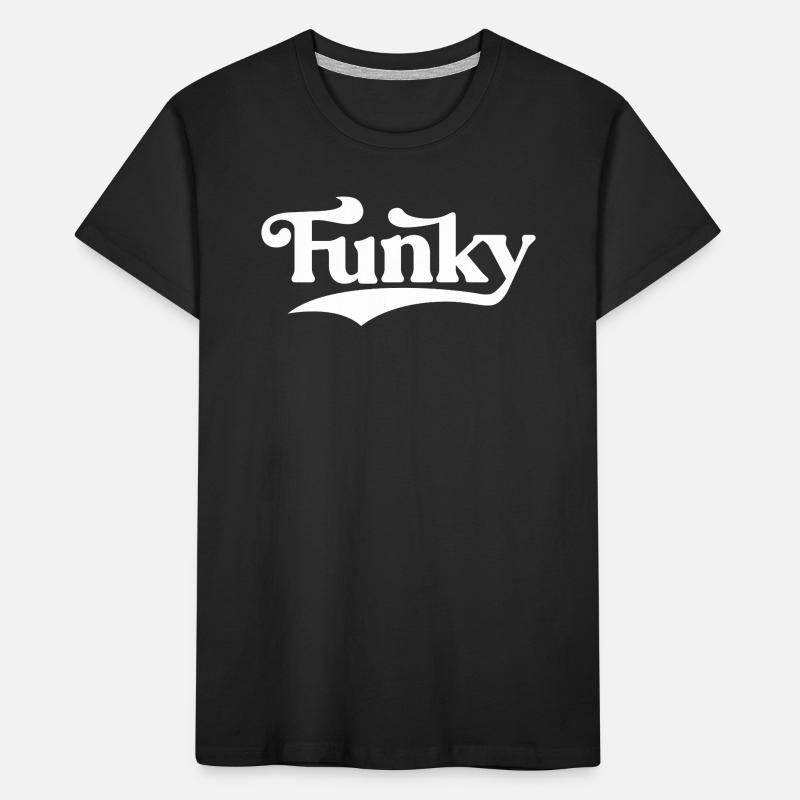 Logo rétro Funky Script T-shirt bio Premium Enfant