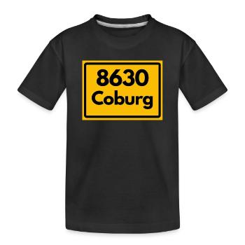 ANCIEN CODE POSTAL 8630 COBURG HEIMATSTOLZ - T-shirt bio Premium Enfant - noir - Devant