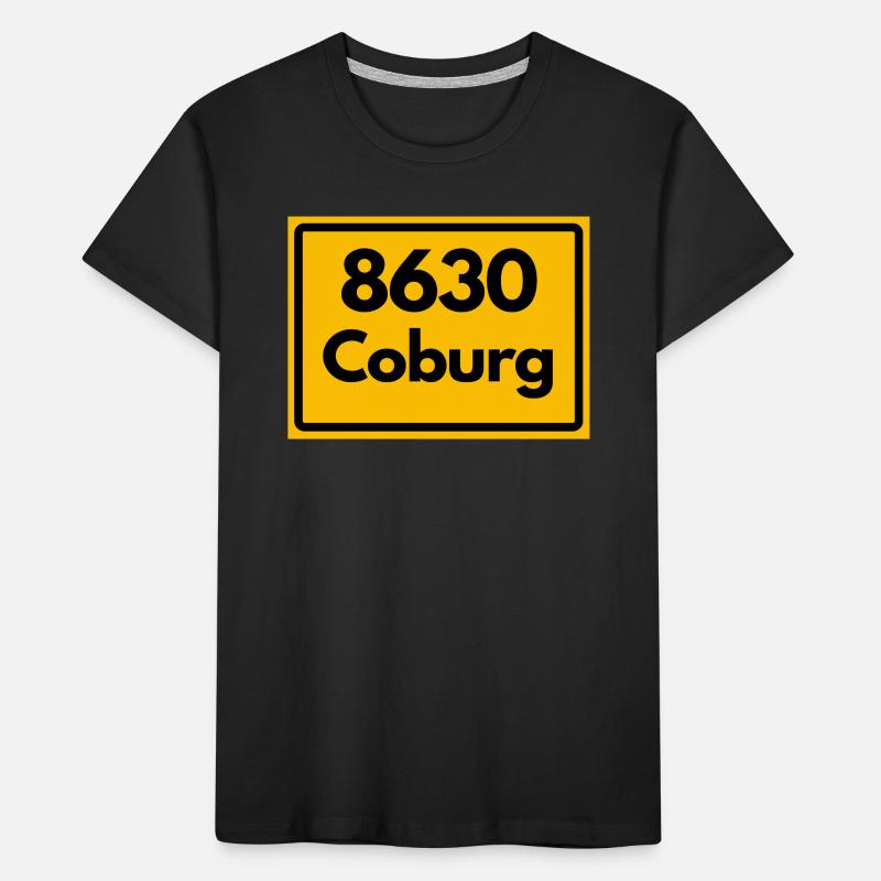 OLD POSTCODE POSTCODE 8630 COBURG HEIMATSTOLZ Kids' Premium Organic T-Shirt