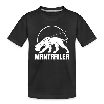 Schnauzer géant MANTRAILER Chiens de recherche Chiens Wilsigns chiens - T-shirt bio Premium Enfant - noir - Devant