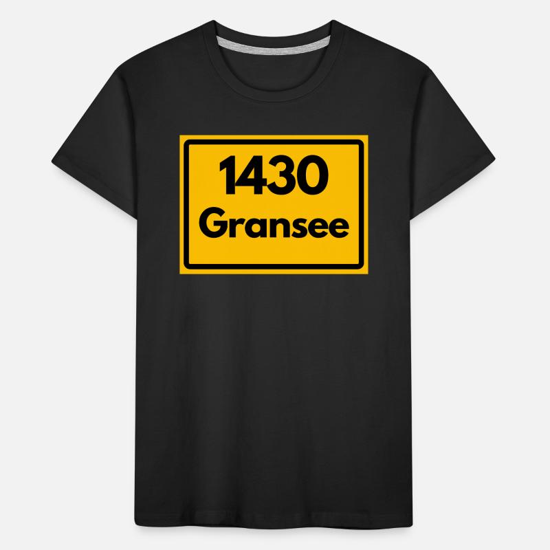 ANCIEN CODE POSTAL RÉTRO 1430 GRANSEE HEIMAT T-shirt bio Premium Enfant
