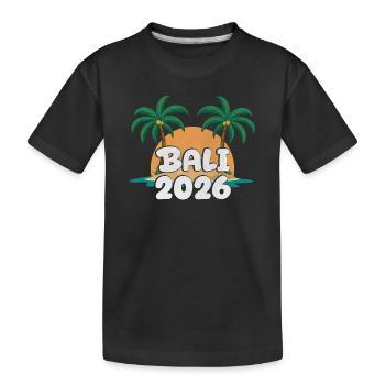 Bali 2026 - T-shirt bio Premium Enfant - noir - Devant