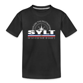 Sylt - T-shirt bio Premium Enfant - noir - Devant