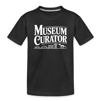 Conservateur du musée - T-shirt bio Premium Enfant - noir - Devant