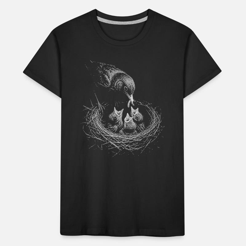 Amsel Kinder Premium Bio T-Shirt
