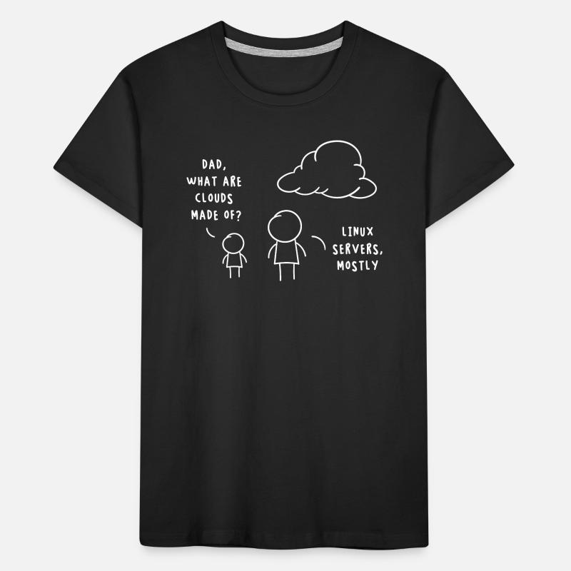 Linux Server Cloud Computing Funny Saying Kids' Premium Organic T-Shirt