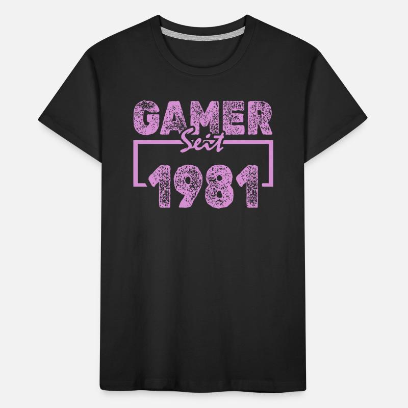 Typing 1981 Kids' Premium Organic T-Shirt