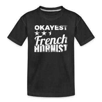 Coriste moyen - T-shirt bio Premium Enfant - noir - Devant