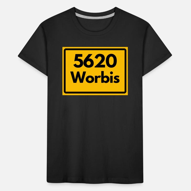 OLD POSTCODE 5620 WORBIS HEIMATSTOLZ ORIGINAL Kids' Premium Organic T-Shirt