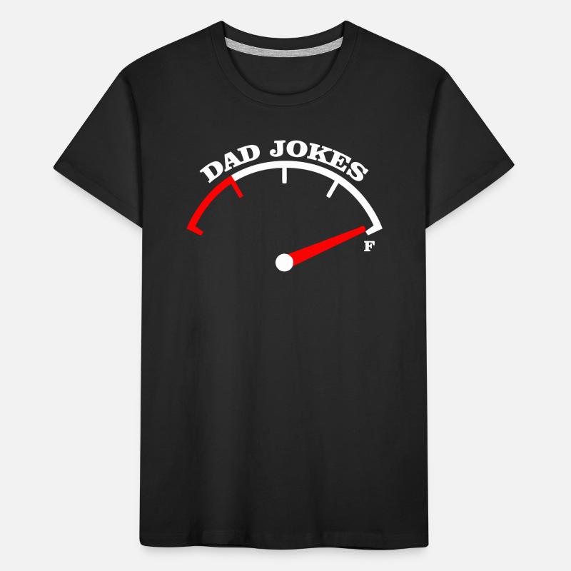 Conception du Tee Meter Dad Jokes T-shirt bio Premium Enfant