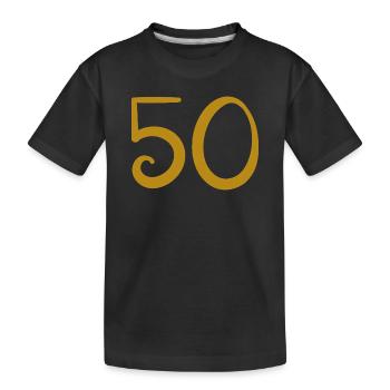 50 - T-shirt bio Premium Enfant - noir - Devant