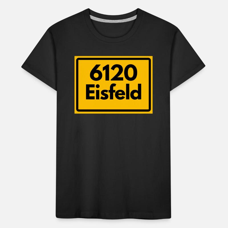 Ancien code postal 6120 Eisfeld | RDA T-shirt bio Premium Enfant