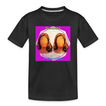 Zwillinge - Kinder Premium Bio T-Shirt - Schwarz - Vorne