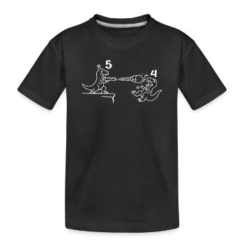 5th Birthday Party 5 Birthday Boy Gift - Kinder Premium Bio T-Shirt - Schwarz - Vorne