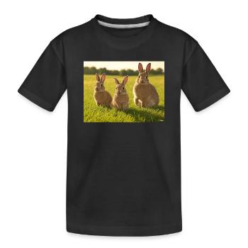 Trio du Printemps - T-shirt bio Premium Enfant - noir - Devant