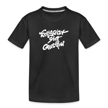 Freigeist statt Geistfrei - T-shirt bio Premium Enfant - noir - Devant