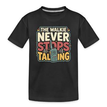 Leiter Der Kindertagesstätte, Leiter Der Vorschule - Kinder Premium Bio T-Shirt - Schwarz - Vorne