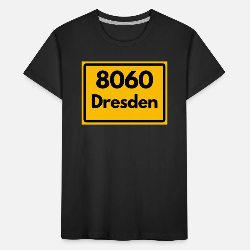 OLD POSTCODE ZIP CODE 8060 DRESDEN SAXONY Kids' Premium Organic T-Shirt