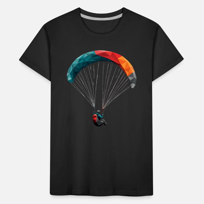 Geometric Paraglider Panodesign Kids' Premium Organic T-Shirt