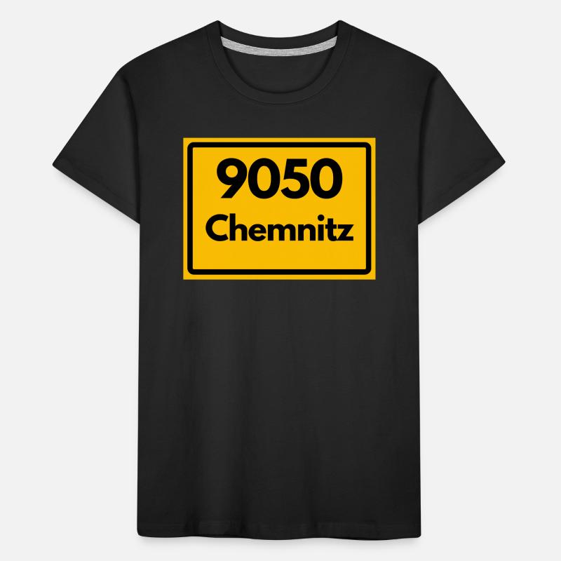 9050 CODE POSTAL SAXE CHEMNITZ ANCIEN CODE POSTAL ÉTAT FÉDÉRAL T-shirt bio Premium Enfant