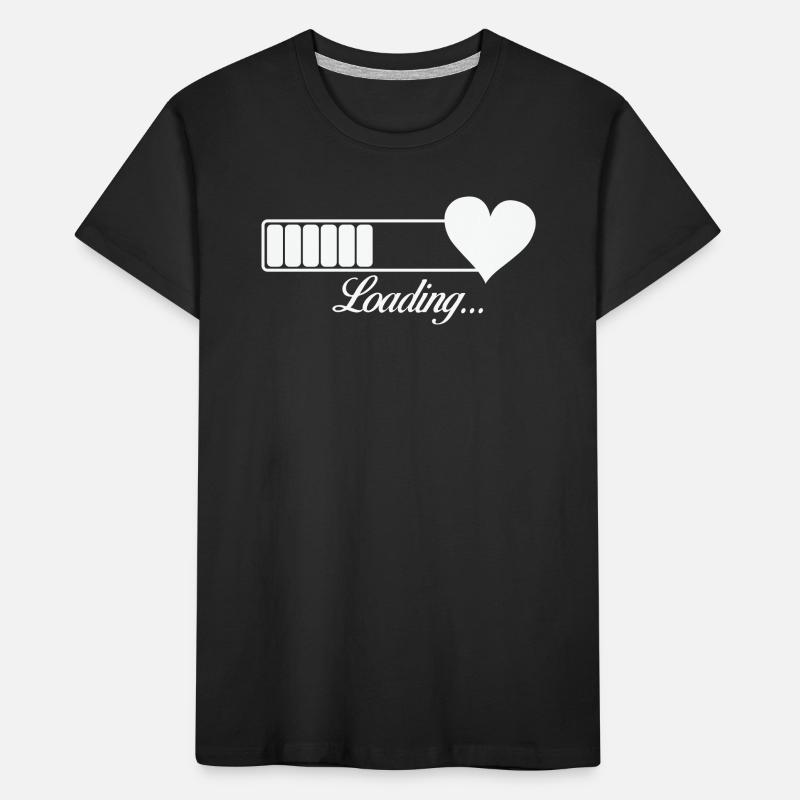 Heart-Loading Progress Kids' Premium Organic T-Shirt