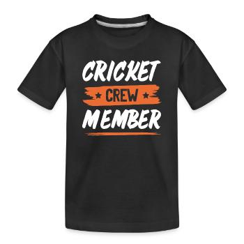 Cycling Crew - Kinder Premium Bio T-Shirt - Schwarz - Vorne