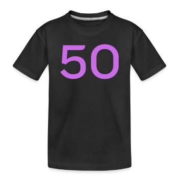 50 - T-shirt bio Premium Enfant - noir - Devant