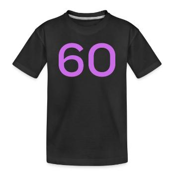 60 - Kids' Premium Organic T-Shirt - black - Front