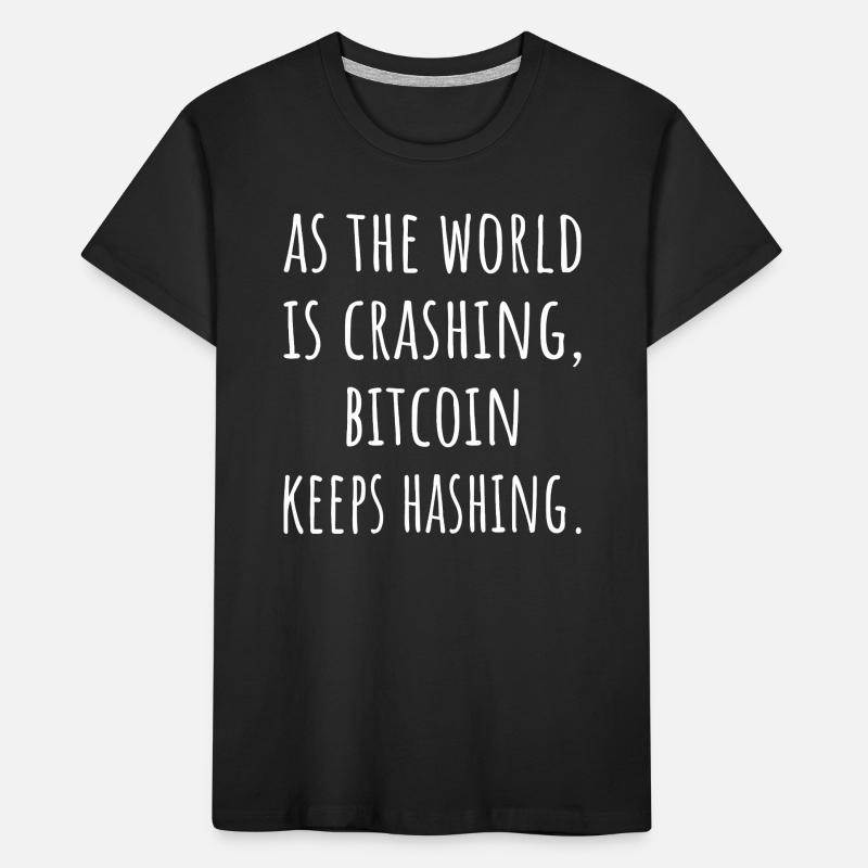 Cotations Bitcoin Devis Crypto T-shirt bio Premium Enfant