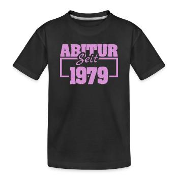 1979 - Kinder Premium Bio T-Shirt - Schwarz - Vorne