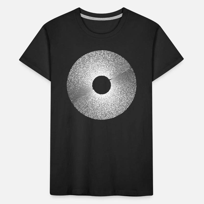 Iris Ringburst Radial Pattern Kids' Premium Organic T-Shirt