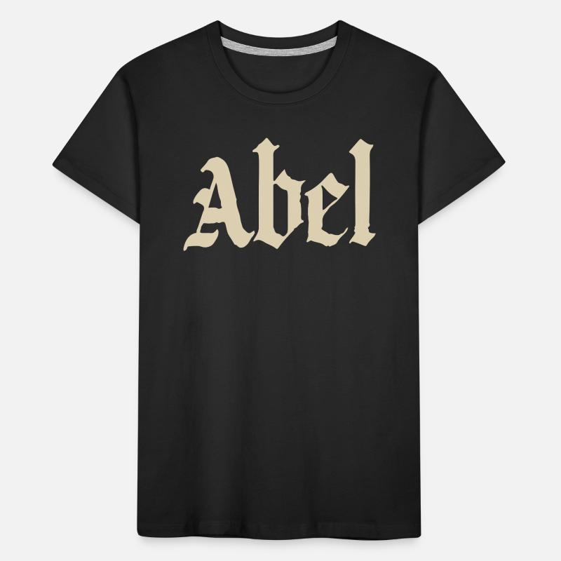 Abel Gothic Script Kinder Premium Bio T-Shirt