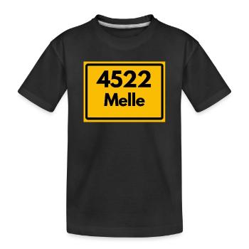 ANCIEN CODE POSTAL 4522 ZIP 49324 MELLE NIEDERSACHS - T-shirt bio Premium Enfant - noir - Devant