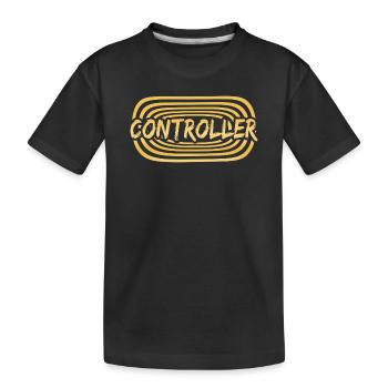 Contrôleur - T-shirt bio Premium Enfant - noir - Devant