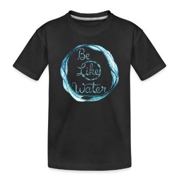 Sois comme Water Circle - T-shirt bio Premium Enfant - noir - Devant