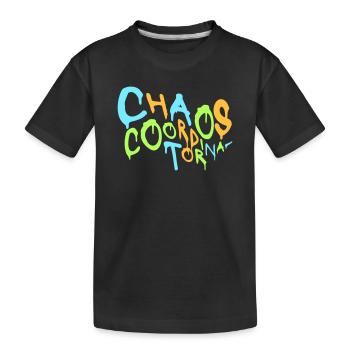 Coordinateur du Chaos Titre drôle Parents Teacher Logo - T-shirt bio Premium Enfant - noir - Devant