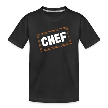patron - T-shirt bio Premium Enfant - noir - Devant