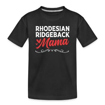 Rhodésian Ridgeback - T-shirt bio Premium Enfant - noir - Devant