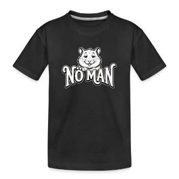 Hamster coquin et drôle - T-shirt bio Premium Enfant - noir - Devant