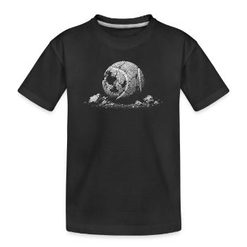 Tennis - Kids' Premium Organic T-Shirt - black - Front