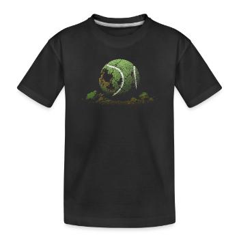 Tennis - T-shirt bio Premium Enfant - noir - Devant