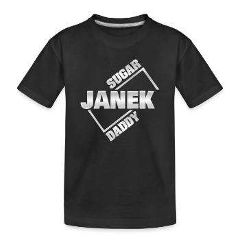 Janek d’argent - T-shirt bio Premium Enfant - noir - Devant