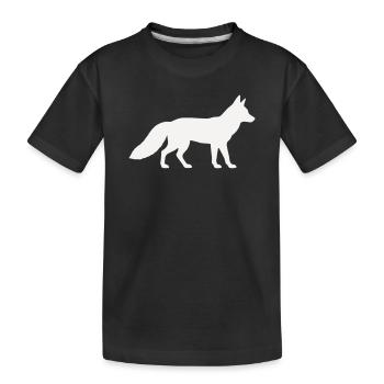 Renard - T-shirt bio Premium Enfant - noir - Devant