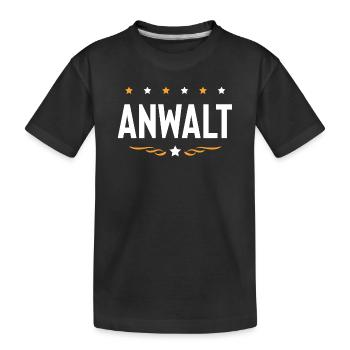 Profession d’avocat - T-shirt bio Premium Enfant - noir - Devant