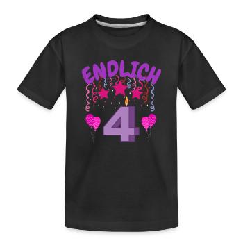enfin 4 - T-shirt bio Premium Enfant - noir - Devant