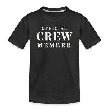 Sécurité officielle de l’équipe Stencil Event - T-shirt bio Premium Enfant - noir - Devant