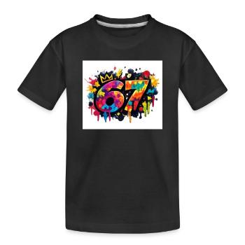 Royal 67 Explosion de couleur - T-shirt bio Premium Enfant - noir - Devant